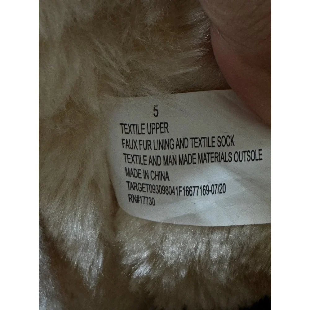 CAT & JACK Girls Winter Boots Tan SIZE 5